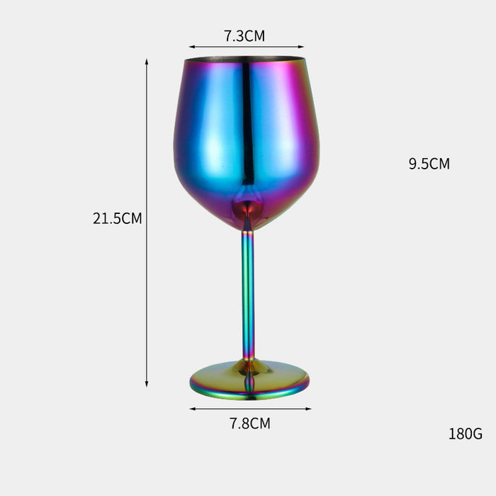 304 Stainless Steel Red Wine Metal Goblet