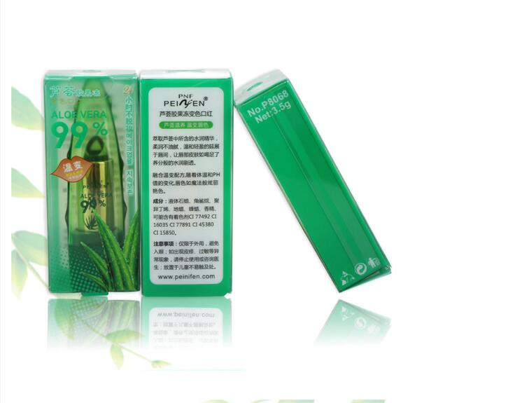 Aloe Vera Gel Farbwechselnder Lippenstift-Glanz-Feuchtigkeitsspender