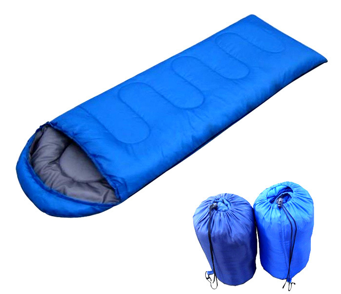 Sac de couchage de Camping en plein air pour adultes, léger et Portable, imperméable, voyage, randonnée, avec bonnet