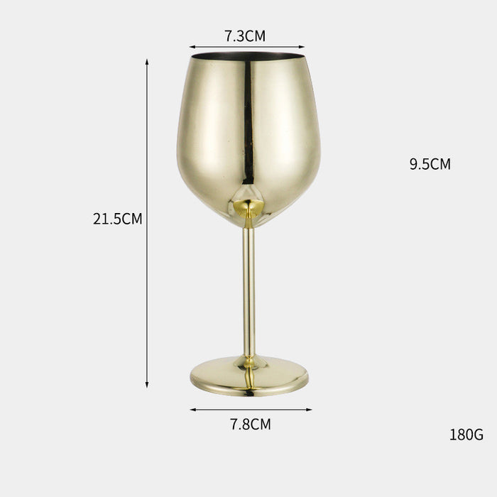 304 Stainless Steel Red Wine Metal Goblet