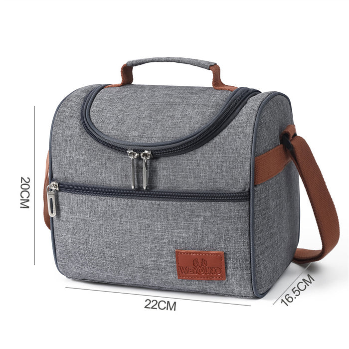 Aluminum Foil Thickened Lunch Box Bag Fresh-keeping Picnic Bag