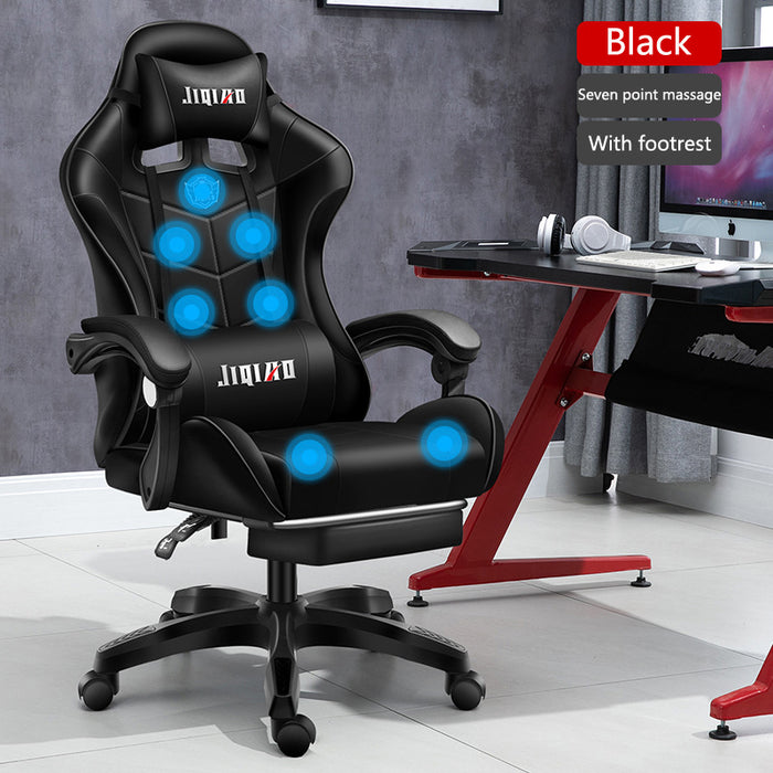 Cadeira giratória masculina para computador, conforto doméstico, dormitório ergonômico para jogos