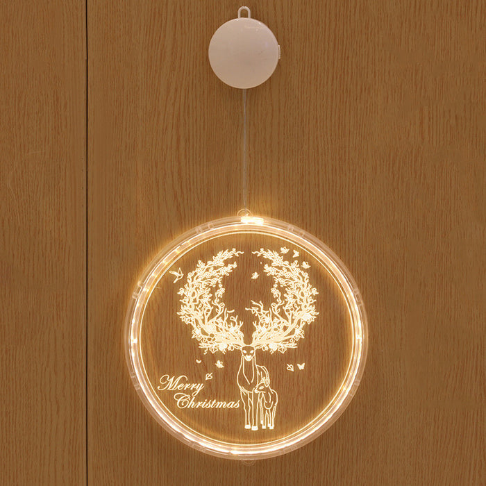 O Natal conduziu pequenas lanternas decorativas nos quartos