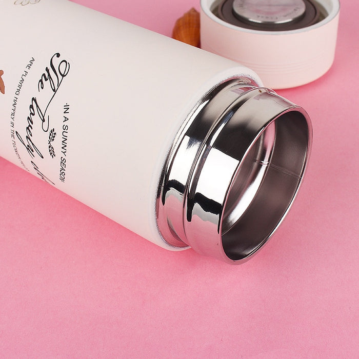 portable stainless steel thermos mug