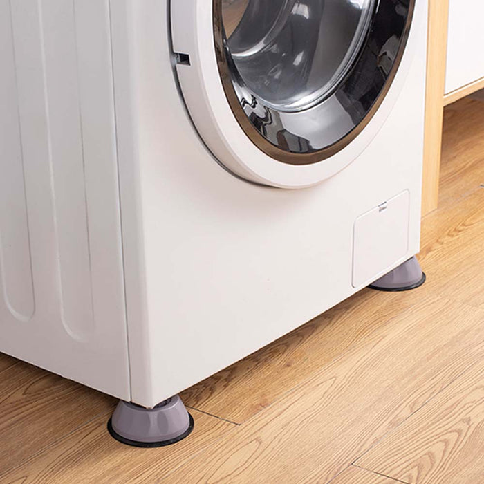 Coussinets de pieds Anti-Vibration universels, 4 pièces, tapis en caoutchouc pour Machine à laver, sèche-linge, Base de réfrigérateur, coussinet antidérapant fixe