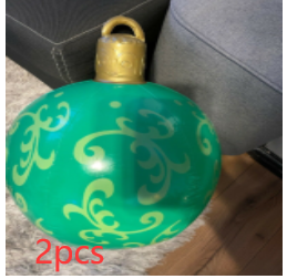Weihnachten Ornament Ball Outdoor PVC 60CM aufblasbare dekoriert Ball PVC Giant große Kugeln Weihnachtsbaum Dekorationen Spielzeug Ball
