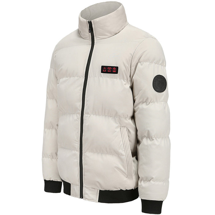 Outdoor Warm Heated Jacket Windproof Cotton Padded Clothes USB Heating Winter Keep Warm