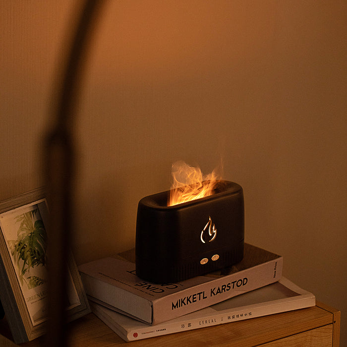 Prix ​​usine humidificateur de flamme diffuseurs d'arôme Machine maison chambre silencieux huile essentielle flamme arôme diffuseur