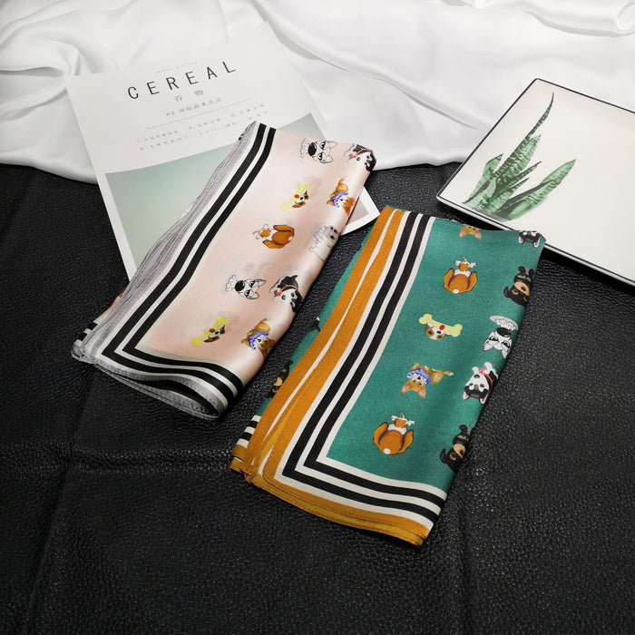 Seidenschal Halstuch Bandana Schal für Frauen