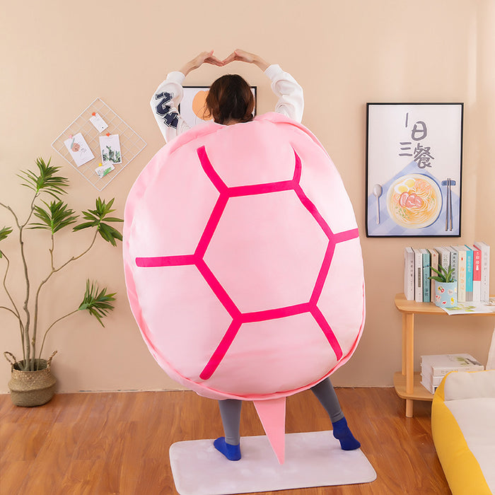 La muñeca de concha de tortuga de juguete se puede usar y acostar