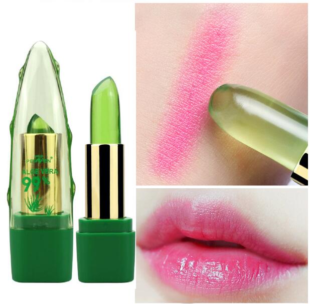 Aloe Vera Gel Farbwechselnder Lippenstift-Glanz-Feuchtigkeitsspender