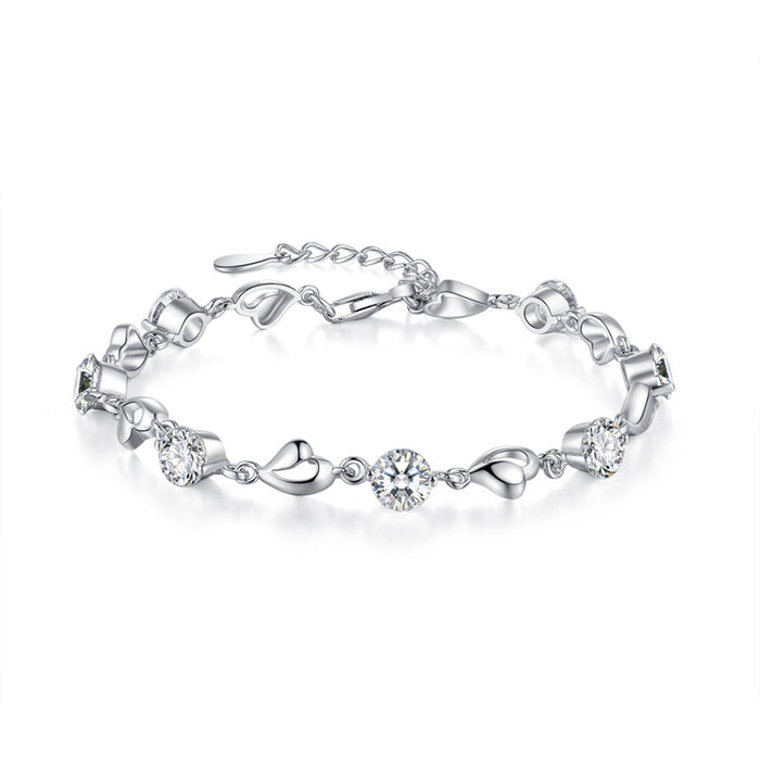 Love Heart Simple Personality Mori Student Couple Bracelet