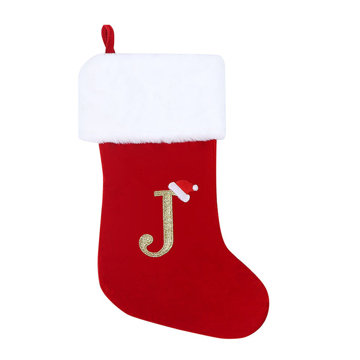 Pendentif décoratif avec lettres de noël, bas de noël
