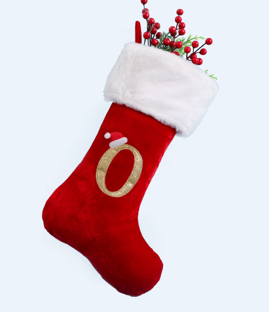 Pendentif décoratif avec lettres de noël, bas de noël
