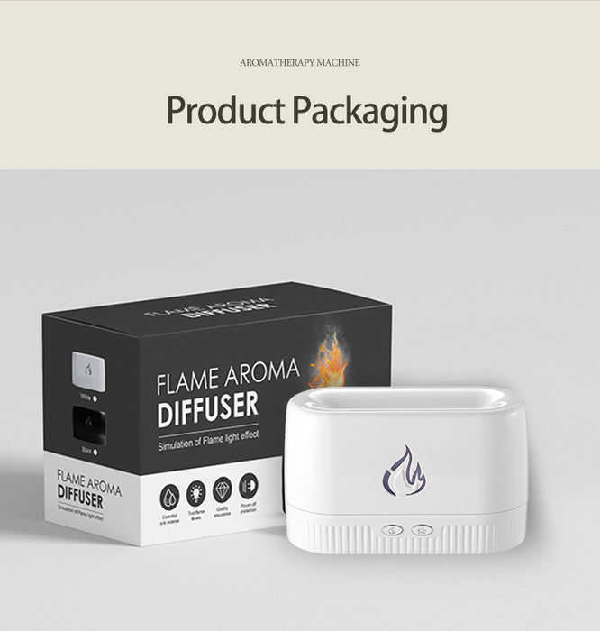 Prix ​​usine humidificateur de flamme diffuseurs d'arôme Machine maison chambre silencieux huile essentielle flamme arôme diffuseur