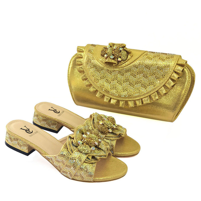 Women's Clutch Evening Bag Fashion Sandals