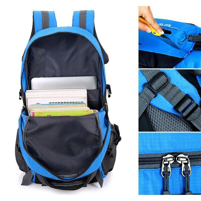 Grand sac à dos étanche de 40l, pour Camping, randonnée, marche, voyage en plein air, couleur aléatoire