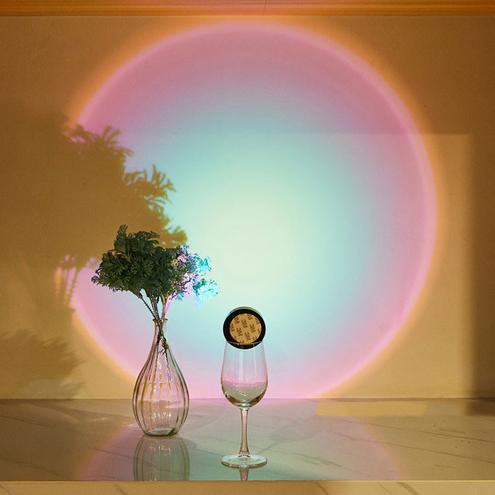 Luci a LED Armadio senza fili Luci da cucina Sotto i mobili Alimentato a batteria Luce notturna al tramonto Lampada da parete Decorazione camera da letto Armadietto