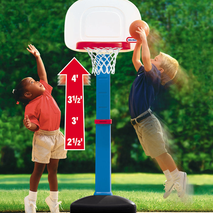 Small Basketball Stand Adjustable Indoor Sports Plastic