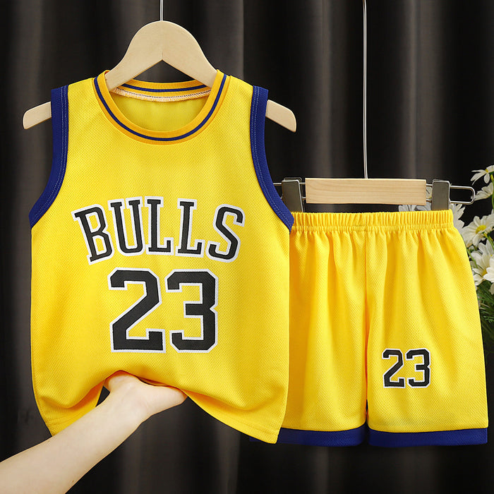 Roupas infantis, esportes, basquete, roupas infantis, terno para meninos