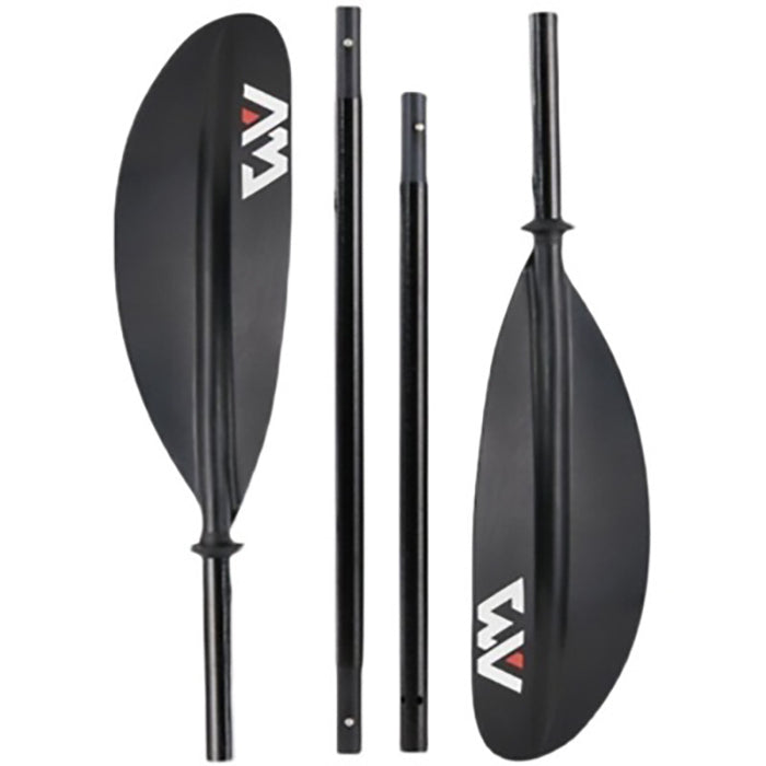 Canoe White Aluminum Alloy Rod Plastic Paddle