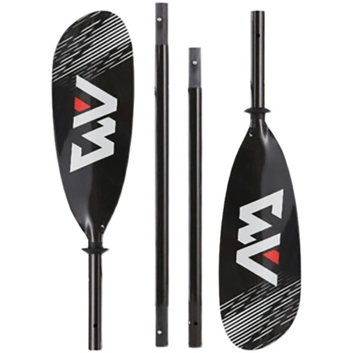 Canoe White Aluminum Alloy Rod Plastic Paddle