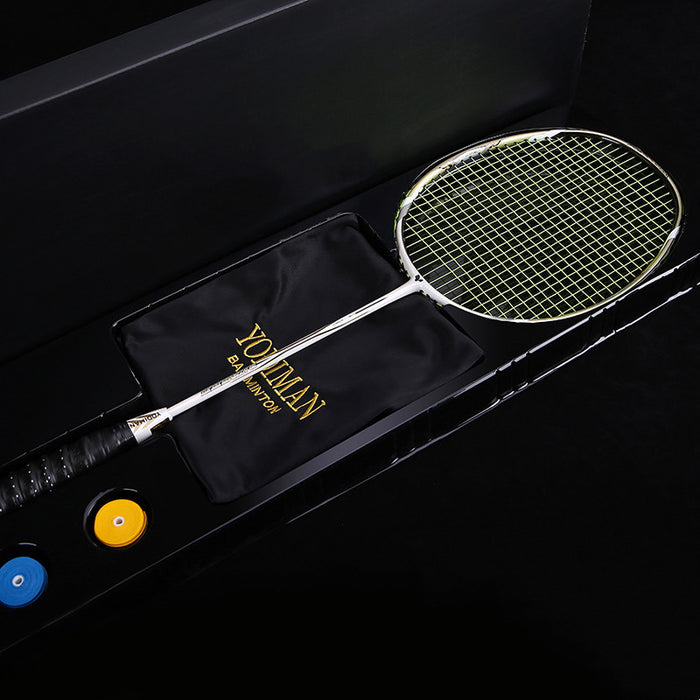 Badminton Racket Genuine Full Carbon Offensive  Light