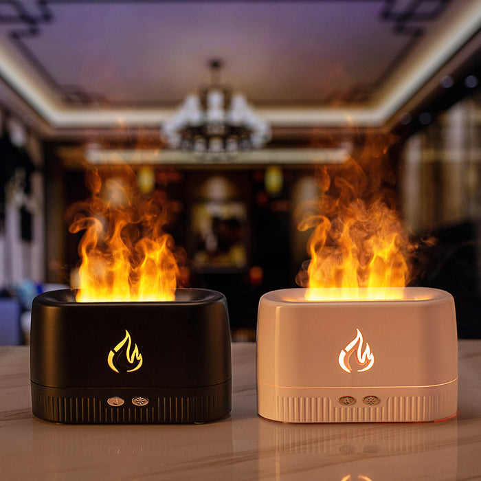 Prix ​​usine humidificateur de flamme diffuseurs d'arôme Machine maison chambre silencieux huile essentielle flamme arôme diffuseur