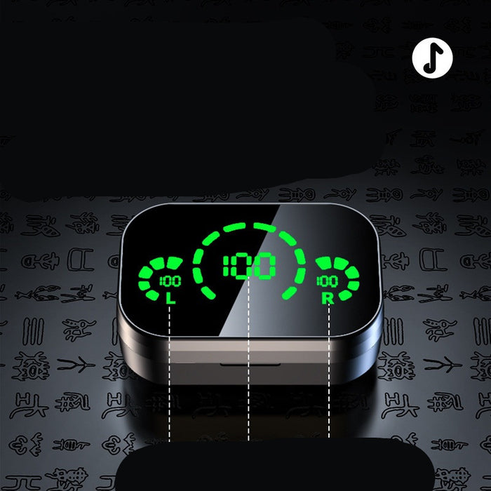 YD03 Auricolare Bluetooth wireless TWS Display digitale intelligente a grande schermo nella luce respiratoria dell'orecchio
