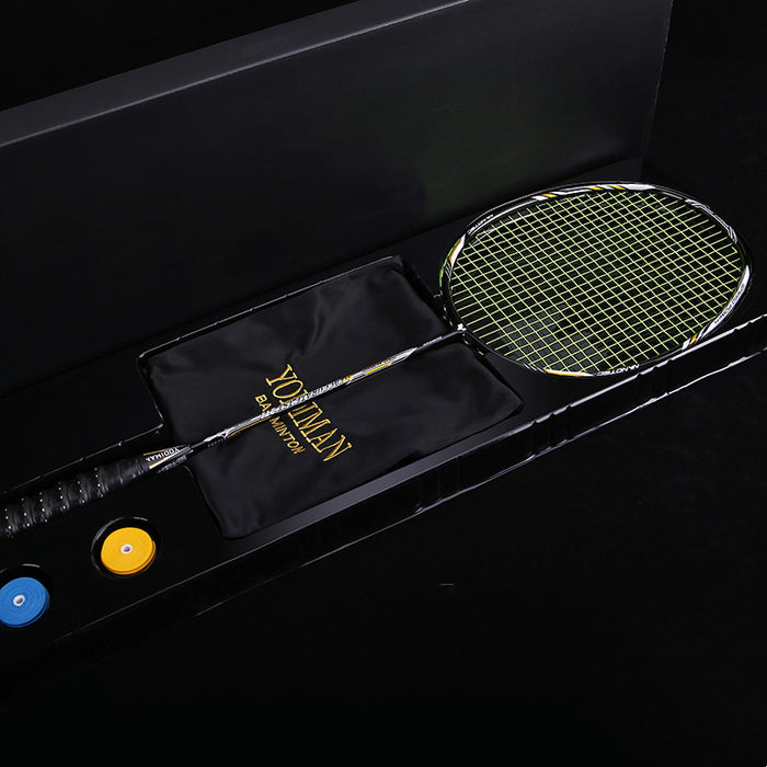 Badminton Racket Genuine Full Carbon Offensive  Light