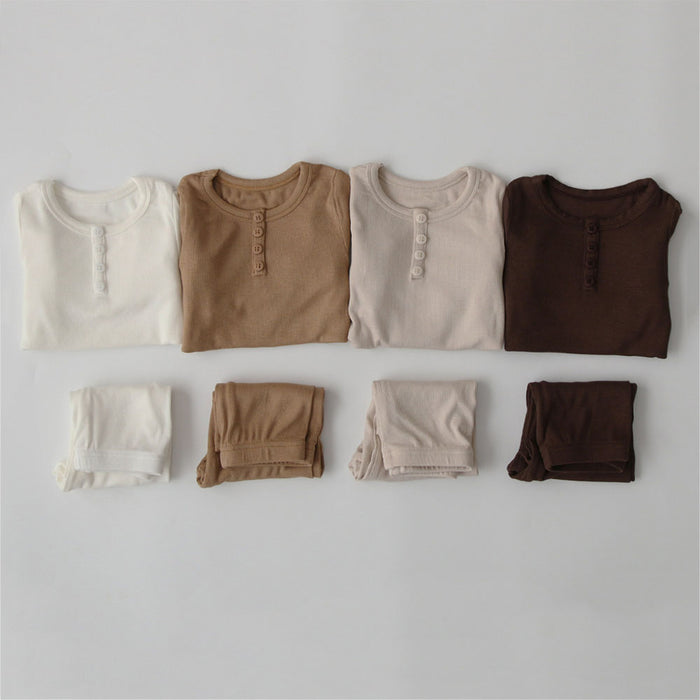 Bébé enfants pyjamas ensembles fille garçon vêtements de nuit costume automne enfants