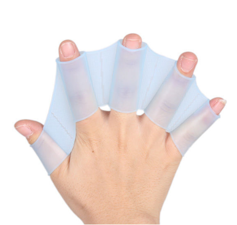 1 Pair Unisex Frog Type Swimming Girdles Hand Flippers Palm Webbed Gloves Paddle
