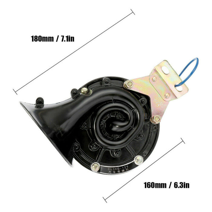300DB Loud Electric Horn Trumpet For Car Motorcycle Truck Train Boat Universal