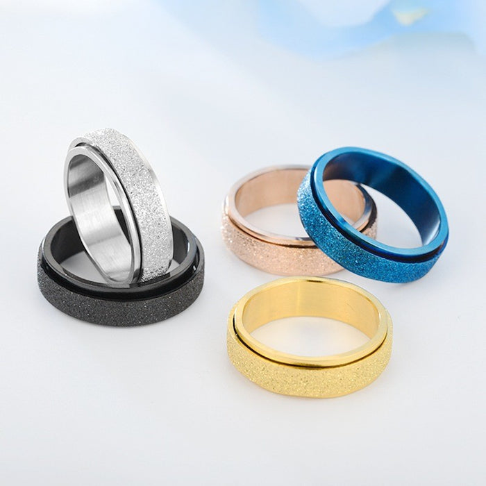 Turnable Anxiety Rings Relieve Stress Rings For Women & Men