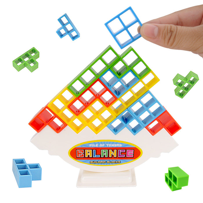 Jeux de société à empiler d'équilibre, blocs de tour pour enfants et adultes, jouets pour fêtes de famille, jeux de voyage, Puzzle pour garçons et filles, blocs de construction