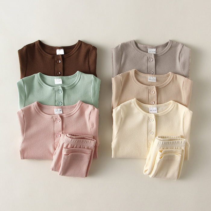Bébé enfants pyjamas ensembles fille garçon vêtements de nuit costume automne enfants