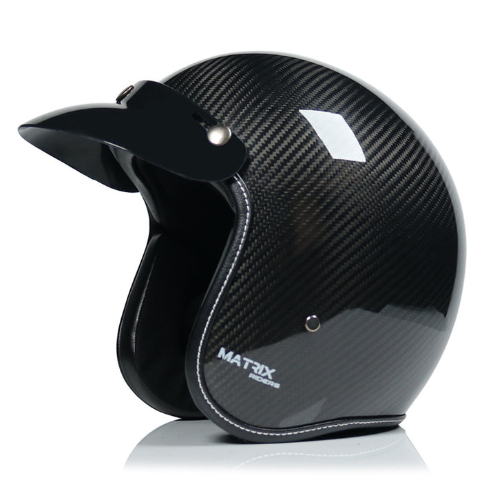 Capacete retrô para motocicleta motocicleta masculina