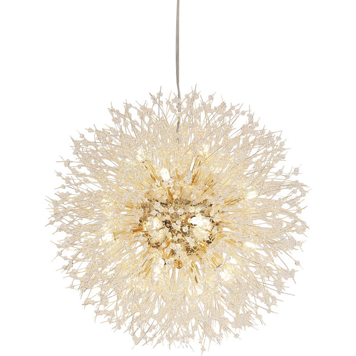 Lustre en cristal de pissenlit, éclairage de magasin de vêtements de chambre à coucher de Restaurant
