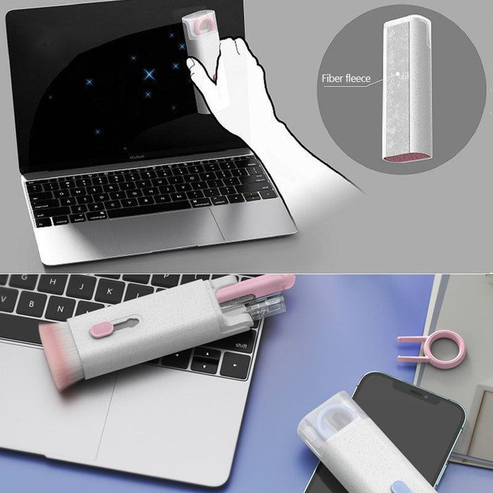 Multifunktionales Bluetooth-Headset-Reinigungsstift-Set, Tastaturreiniger, Reinigungswerkzeuge