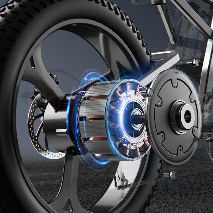 Batteria al litio assistita per bicicletta elettrica fuoristrada