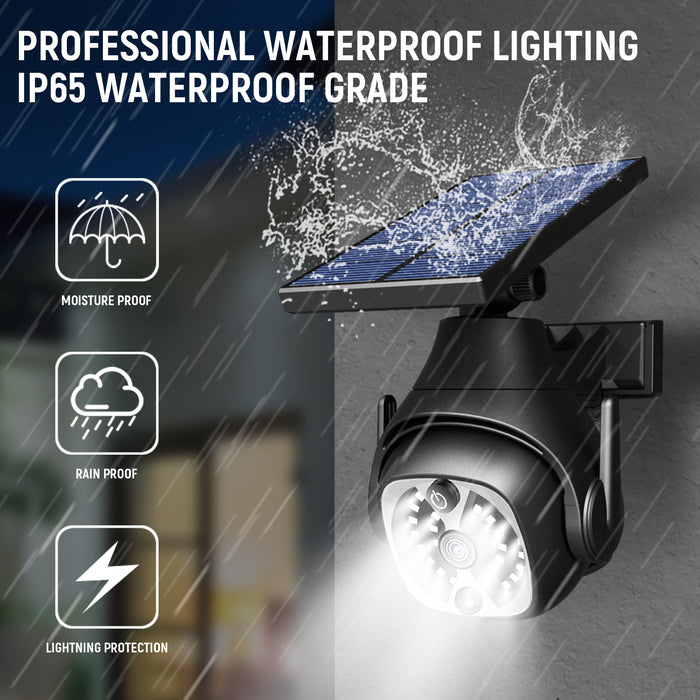 Luzes de pátio externas movidas a energia solar Luzes de iluminação doméstica Luzes de detecção humana Luzes de rua à prova d'água para varanda Luzes de parede solares