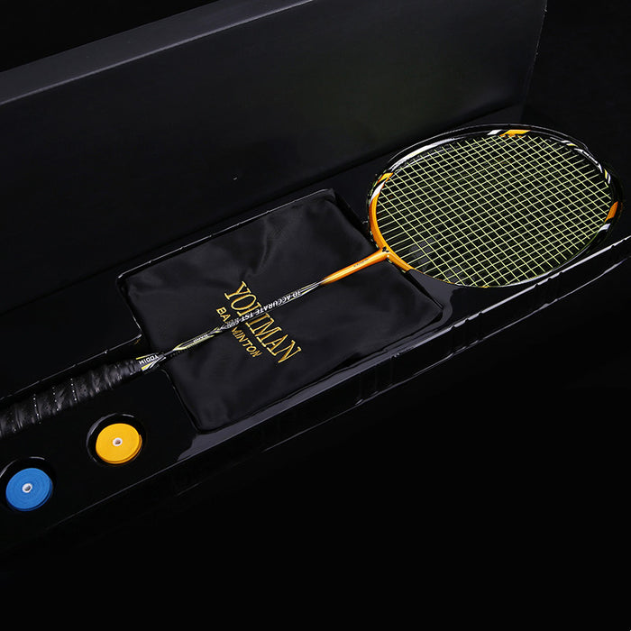 Badminton Racket Genuine Full Carbon Offensive  Light