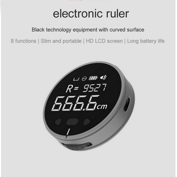 Instrument de mesure de distance Règle de mesure électronique Ruban à mesurer LCD numérique haute définition Outil de règle de mesure électronique de haute précision