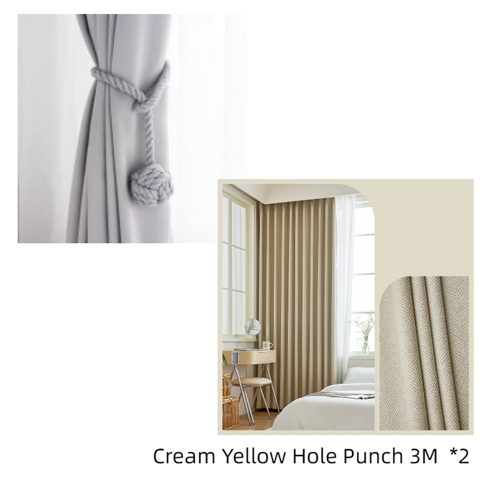 Simple European Style Curtain Straps, Multi-Color Curtains, Tassels, Cotton Rope Straps