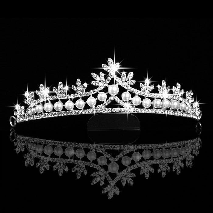 Braut Perlenkrone Schmuck Haarschmuck