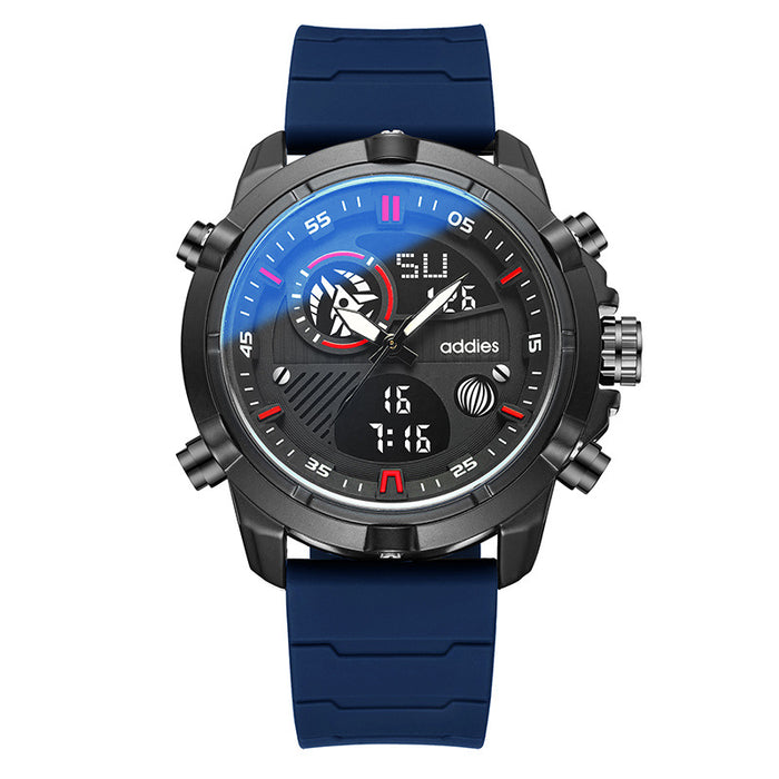 Mode Männer Sport Wasser leuchtende Metall Uhr