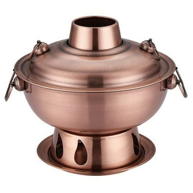 1,8 Liter hochwertiger Edelstahl-Eintopf, chinesisches Lamm-Fondue