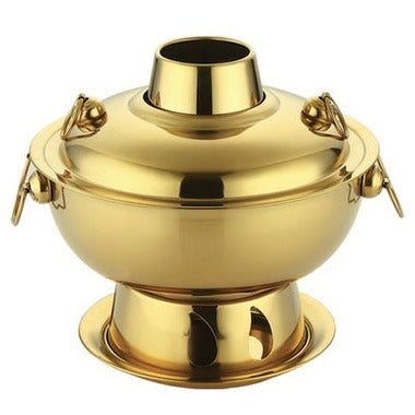 1,8 Liter hochwertiger Edelstahl-Eintopf, chinesisches Lamm-Fondue