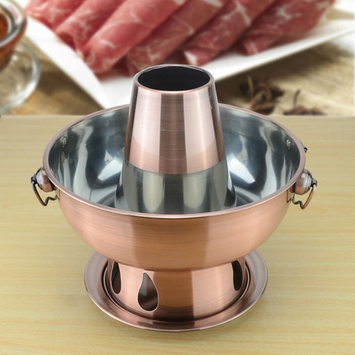 1,8 Liter hochwertiger Edelstahl-Eintopf, chinesisches Lamm-Fondue