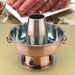 1,8 Liter hochwertiger Edelstahl-Eintopf, chinesisches Lamm-Fondue